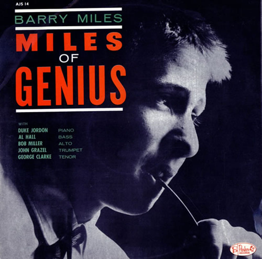 Barry Miles Miles Of Genius UK vinyl LP album (LP record) AJS14