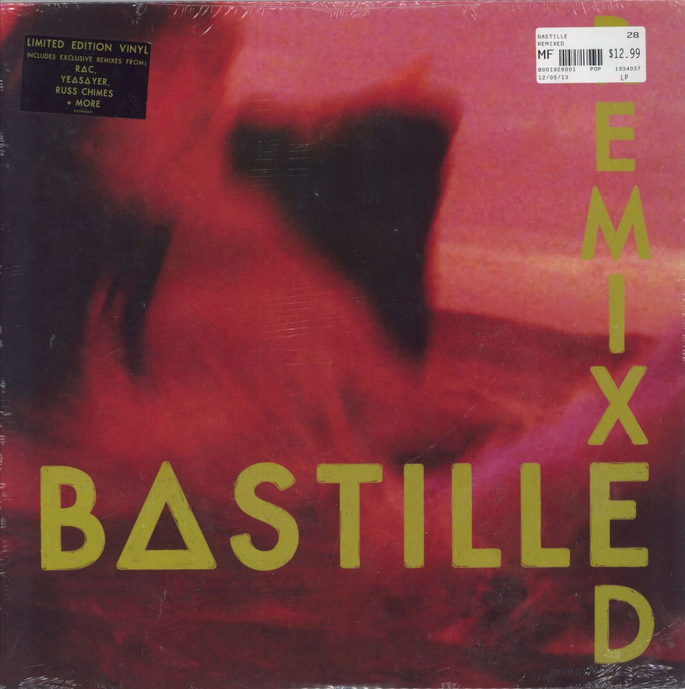 Bastille Remixed - Sealed US vinyl LP album (LP record) B001926001