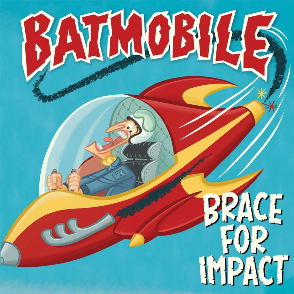 Batmobile Brace For Impact - Yellow Vinyl UK vinyl LP album (LP record) 5H5LPBR806729