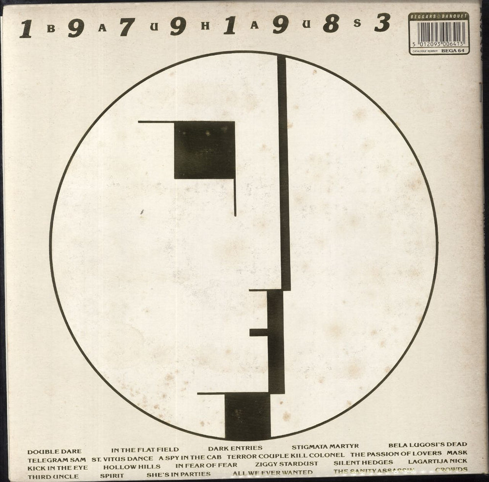 Bauhaus 1979 - 1983 (Nineteen...) + Bklt - EX UK 2-LP vinyl record set (Double LP Album) 5012093006413