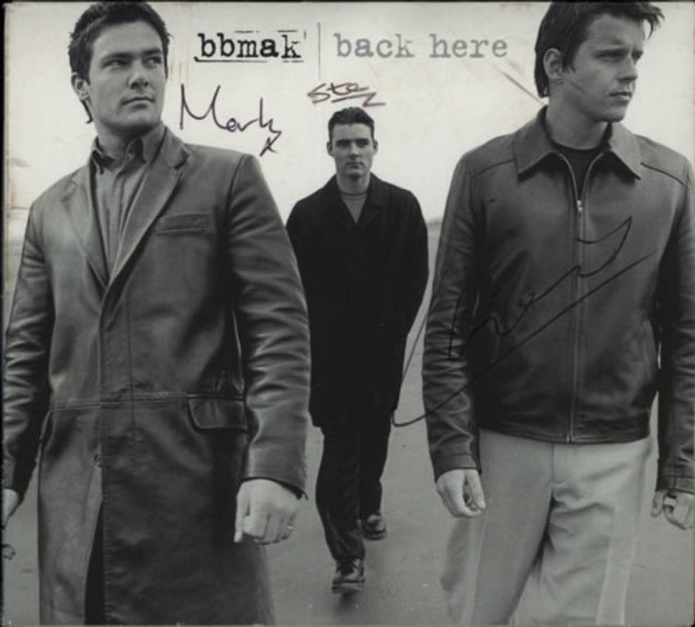 Bbmak Back Here - autographed UK Promo CD single (CD5 / 5") STAS3053X