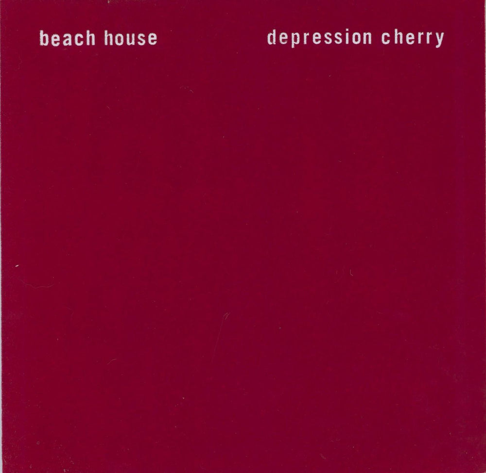 Beach House Depression Cherry - Red Felt Sleeve + CD UK vinyl LP album (LP record) BELLA500V