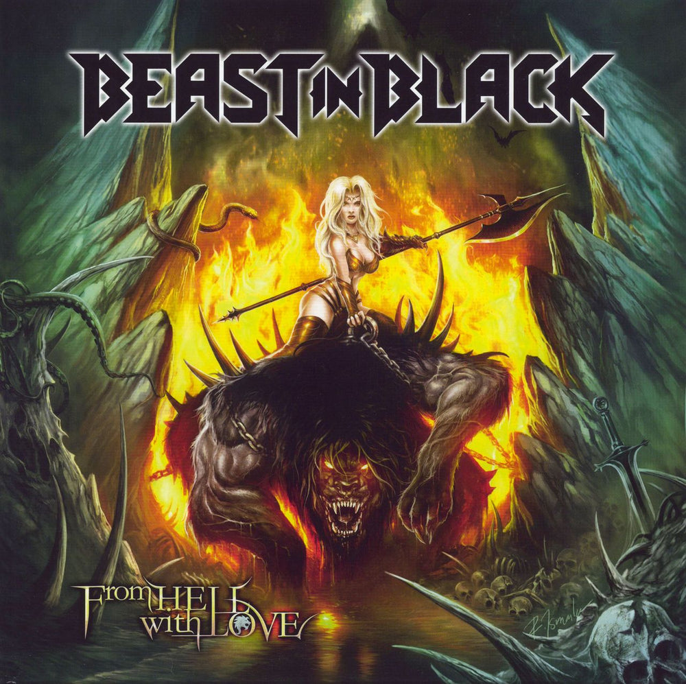 Beast In Black From Hell With Love German 2-LP vinyl record set (Double LP Album) 2736147441