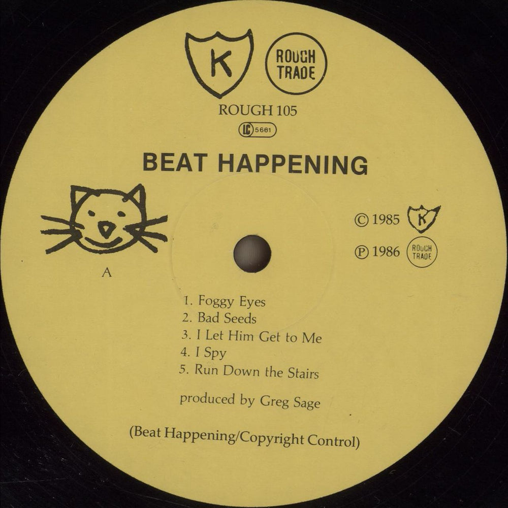 Beat Happening Beat Happening UK vinyl LP album (LP record) BHALPBE301251