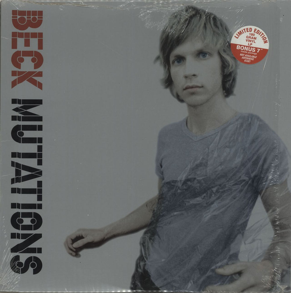 Beck Mutations LP + 7" US vinyl LP album (LP record) BL39