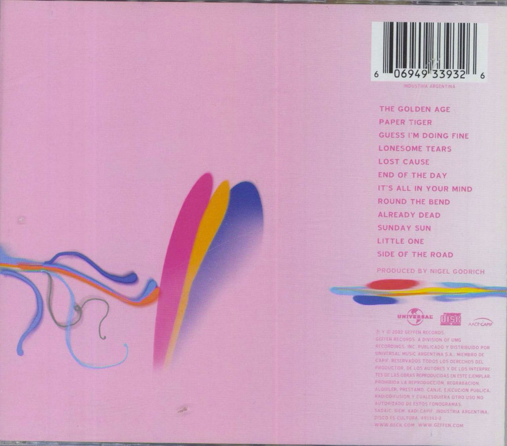 Beck Sea Change UK CD album (CDLP) 606949339326