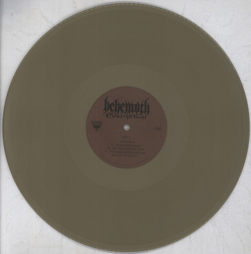 Behemoth Evangelion - Gold Vinyl + 10" - Autographed Polish 2-LP vinyl record set (Double LP Album) 09Q2LEV823011