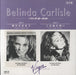 Belinda Carlisle Leave A Light On - VG+ Japanese Promo 7" vinyl single (7 inch record / 45) VJP-21