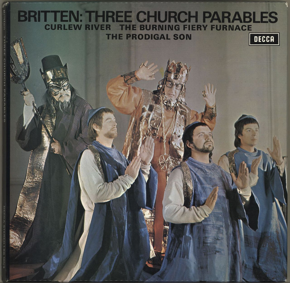 Benjamin Britten Three Church Parables UK Vinyl Box Set 1BB101/3