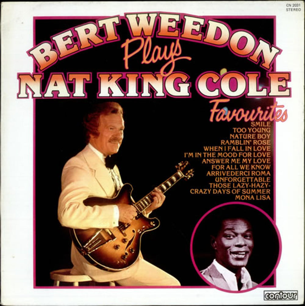 Bert Weedon Plays Nat King Cole Favourites UK vinyl LP album (LP record) CN2031