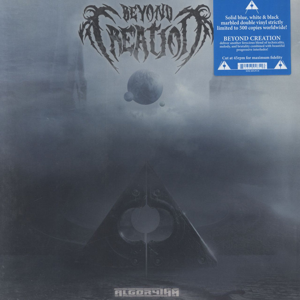 Beyond Creation Algorythm - Blue Marble Vinyl French 2-LP vinyl record set (Double LP Album) SOM485LP