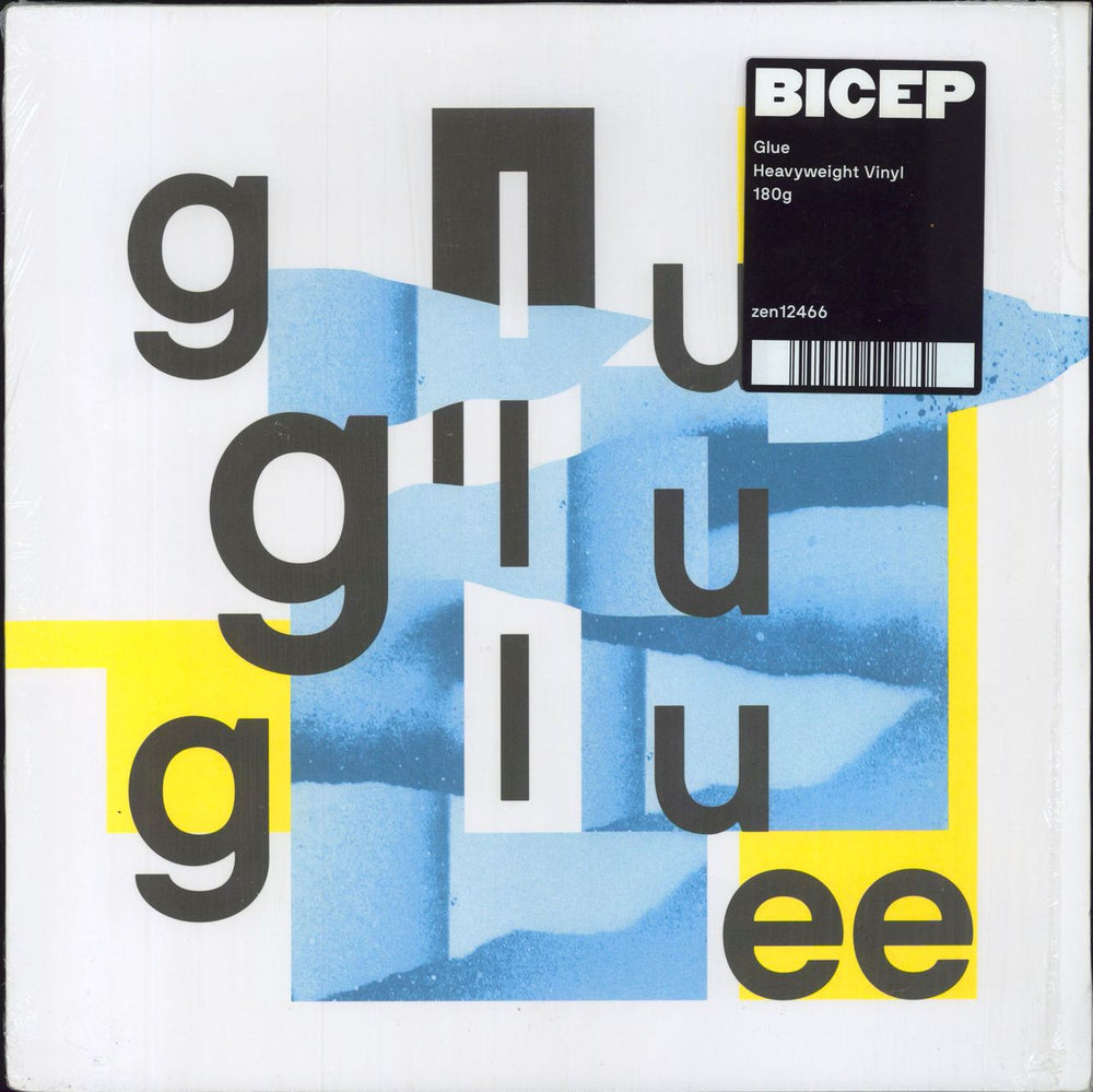 Bicep Glue - 180gm Vinyl + Shrink UK 12" vinyl single (12 inch record / Maxi-single) ZEN12466