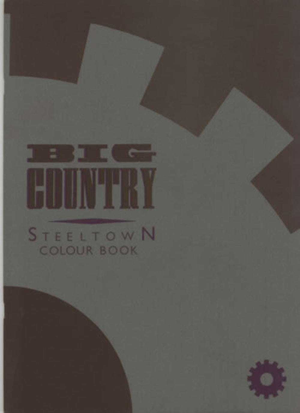 Big Country Steel Town Colour Book UK tour programme TOUR PROGRAMME