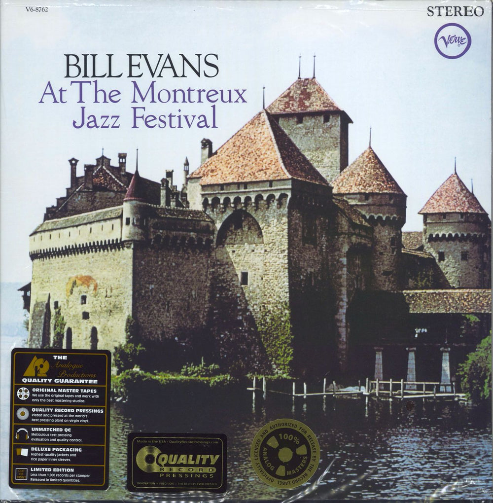 Bill Evans (Piano) At The Montreux Jazz Festival - 180 Gram - 45RPM - Sealed US 2-LP vinyl record set (Double LP Album) APJ8762-45