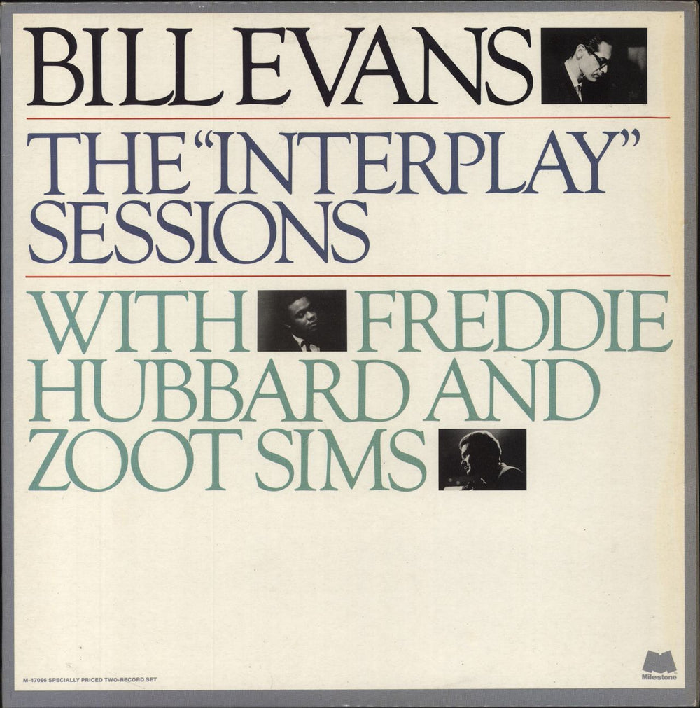 Bill Evans (Piano) The "Interplay" Sessions - EX French 2-LP vinyl record set (Double LP Album) 68.137