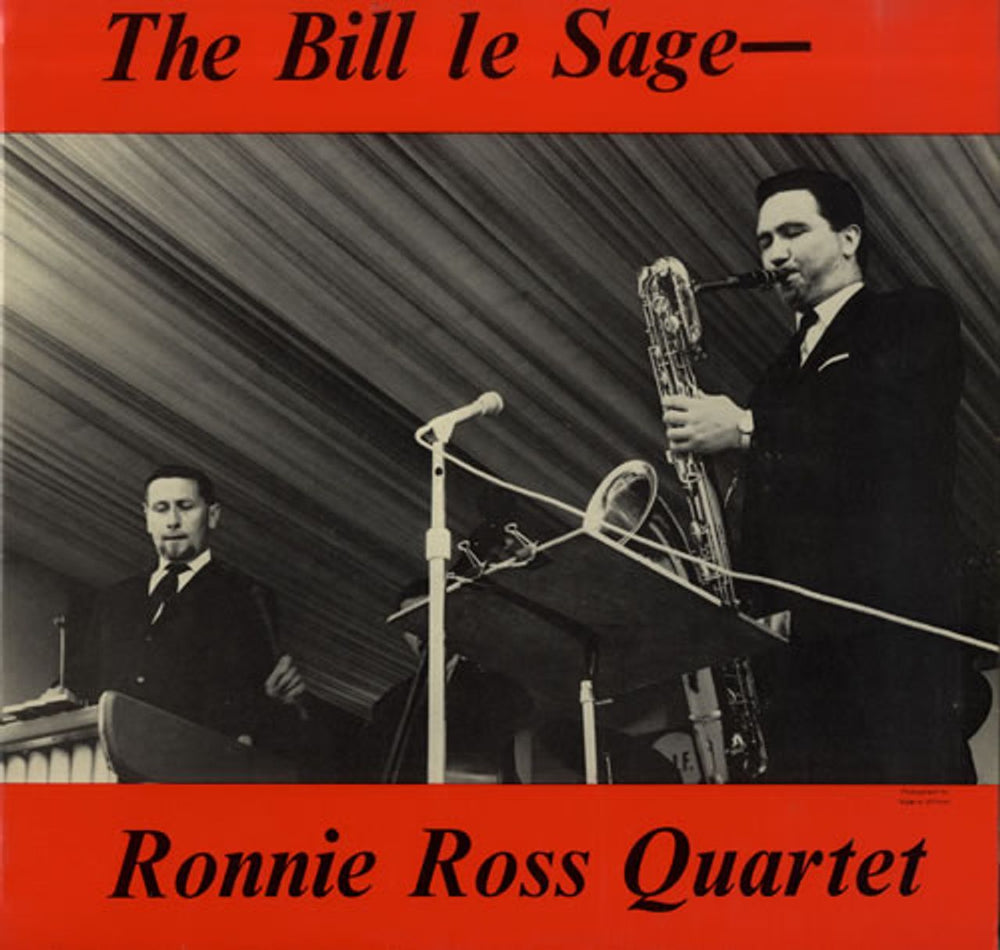 Bill Le Sage & Ronnie Ross The Bill Le Sage-Ronnie Ross Quartet - EX UK vinyl LP album (LP record) T346