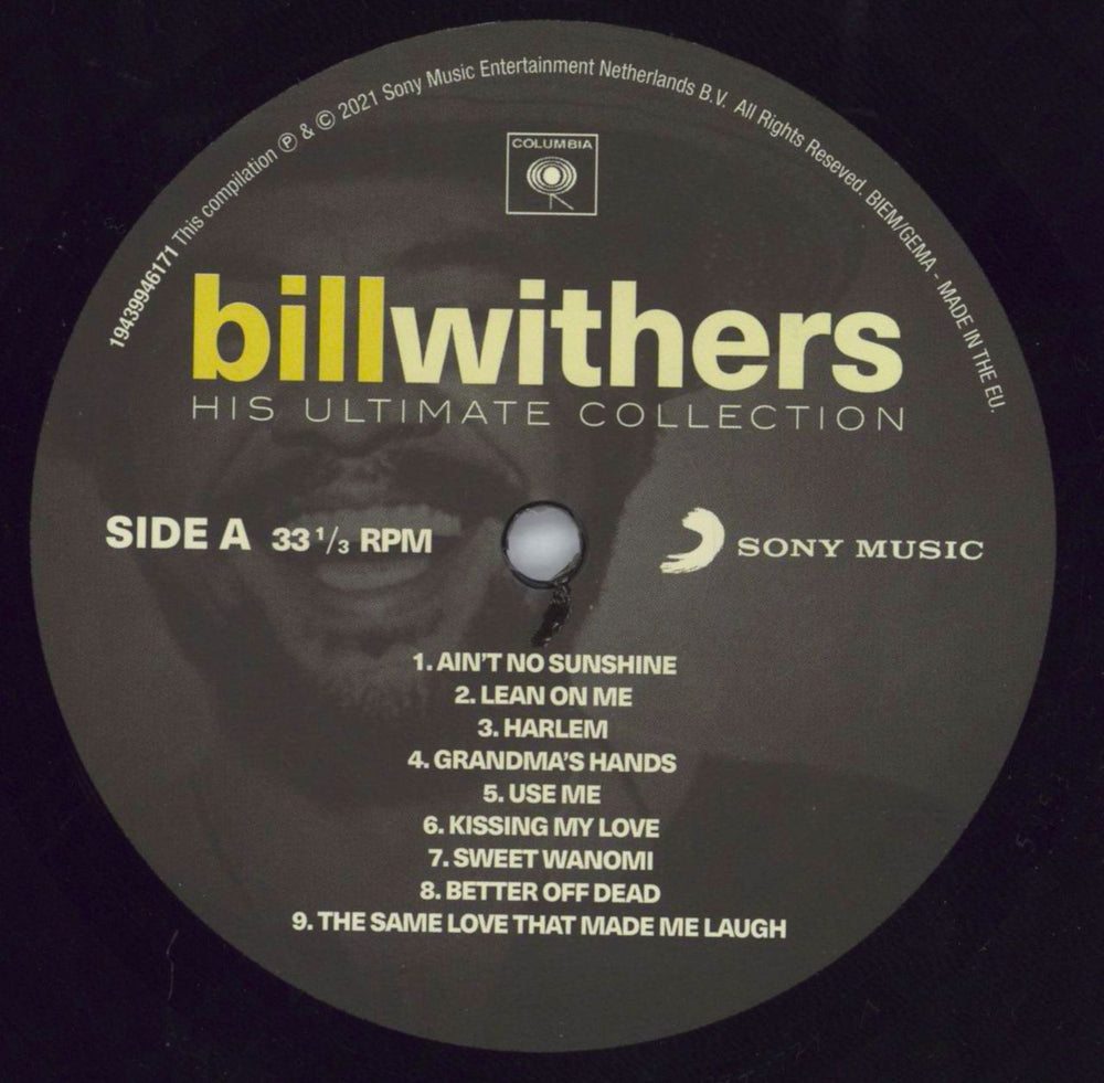 Bill Withers His Ultimate Collection Dutch vinyl LP album (LP record) BWTLPHI817764