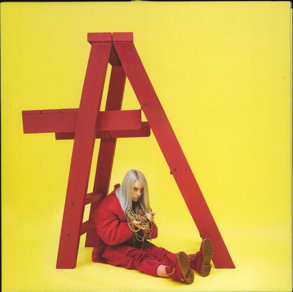 Billie Eilish Dont Smile At Me - 2nd - Red Vinyl + Inner UK 12" vinyl single (12 inch record / Maxi-single) 00602557919486