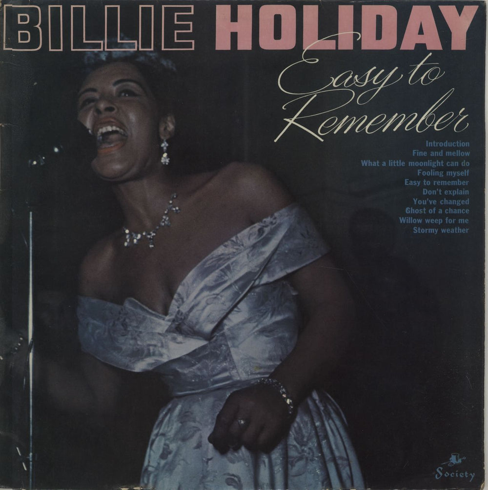 Billie Holiday Easy To Remember UK vinyl LP album (LP record) SOC1027