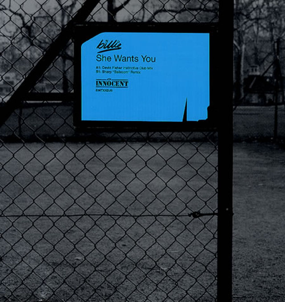 Billie Piper She Wants You - Cevin Fisher Mix UK Promo 12" vinyl single (12 inch record / Maxi-single) SINTXXDJ6