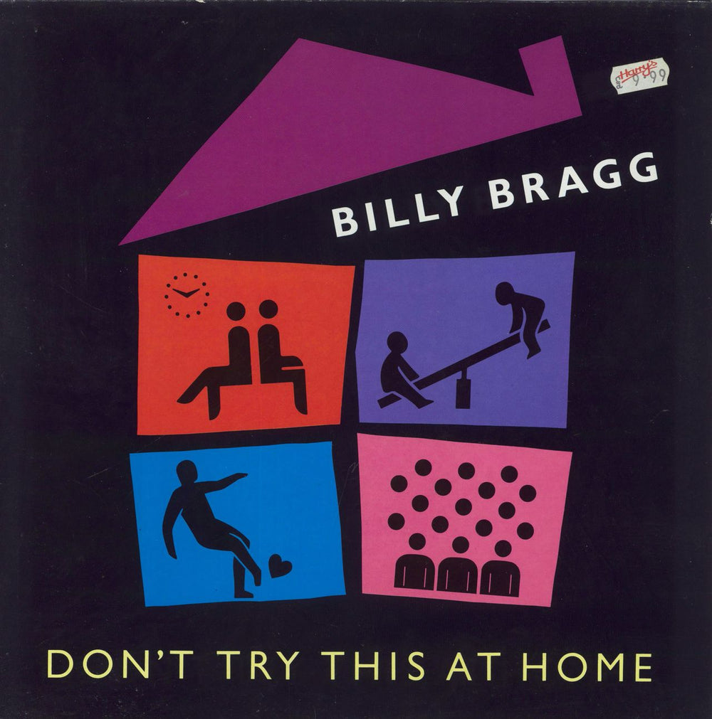 Billy Bragg Don't Try This At Home UK 2-LP vinyl record set (Double LP Album) 828279-1