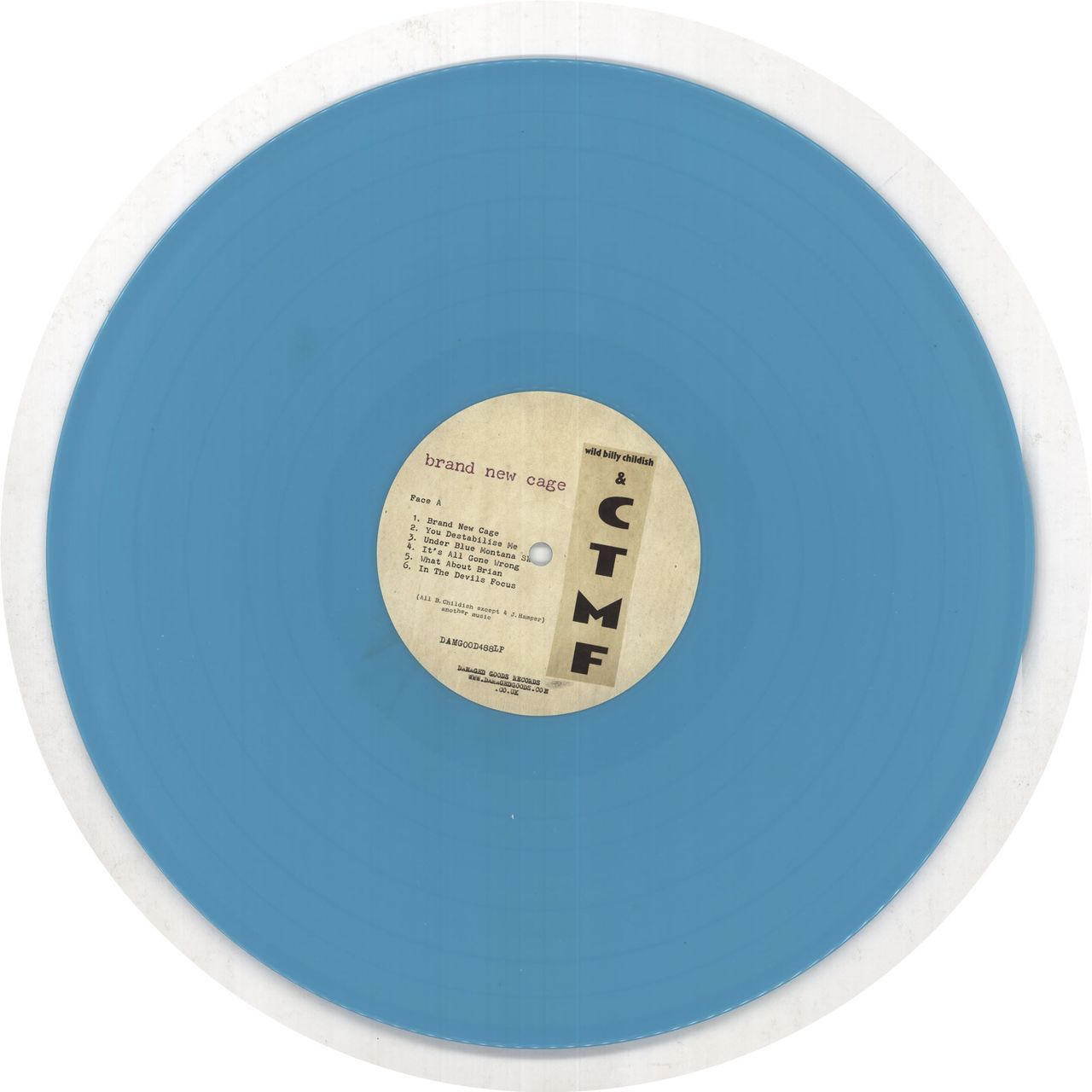 Billy Childish Brand New Cage - Turquoise Vinyl + Shrinkwrap UK Vinyl —  RareVinyl.com