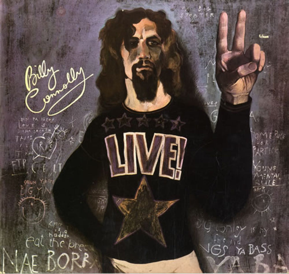 Billy Connolly Live! UK vinyl LP album (LP record) TRS103