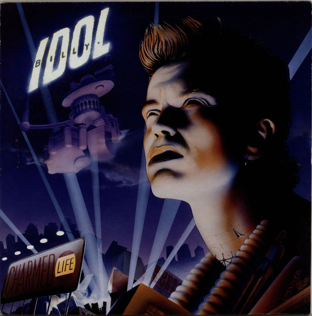 Billy Idol Charmed Life - Ex UK vinyl LP album (LP record) CHR1735