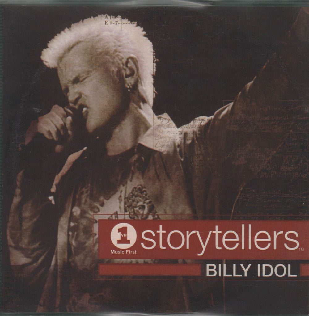 Billy Idol Storytellers UK Promo CD-R acetate CD-R ACETATE