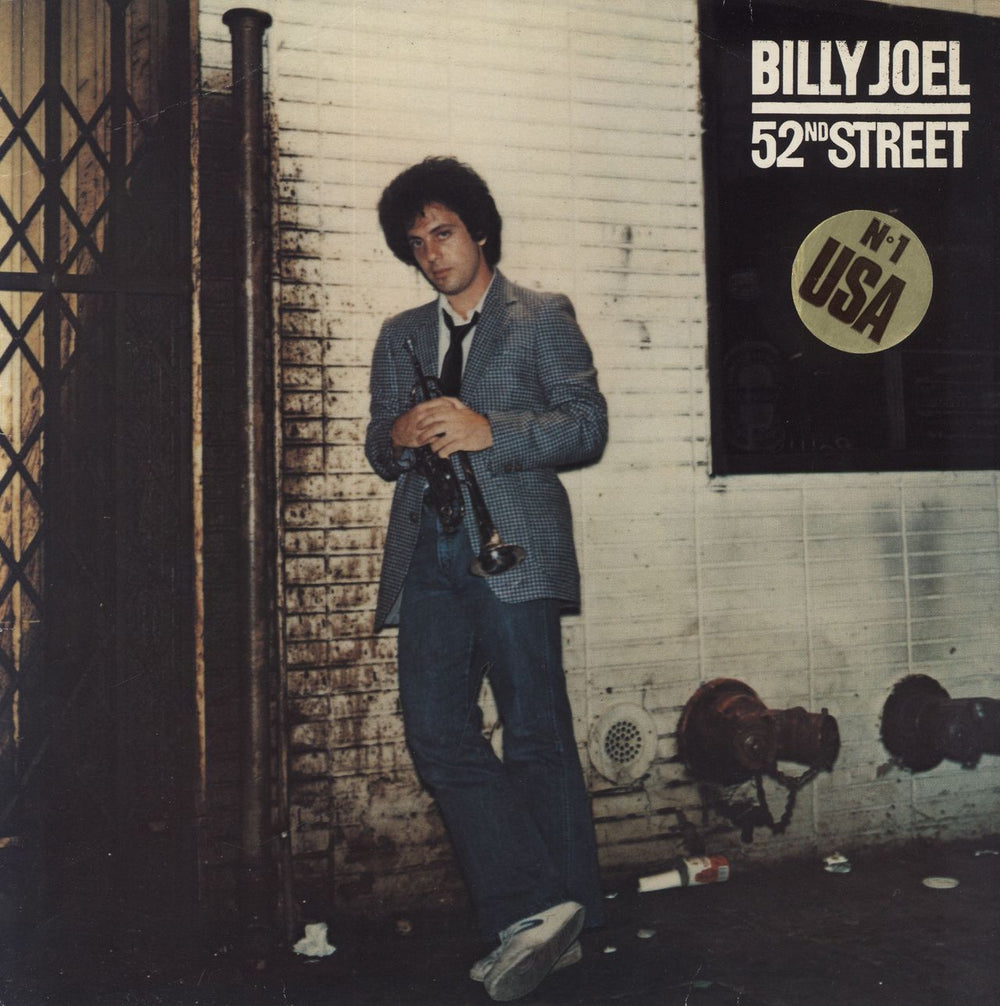 Billy Joel 52nd Street - Hype Sticker UK vinyl LP album (LP record) 83181