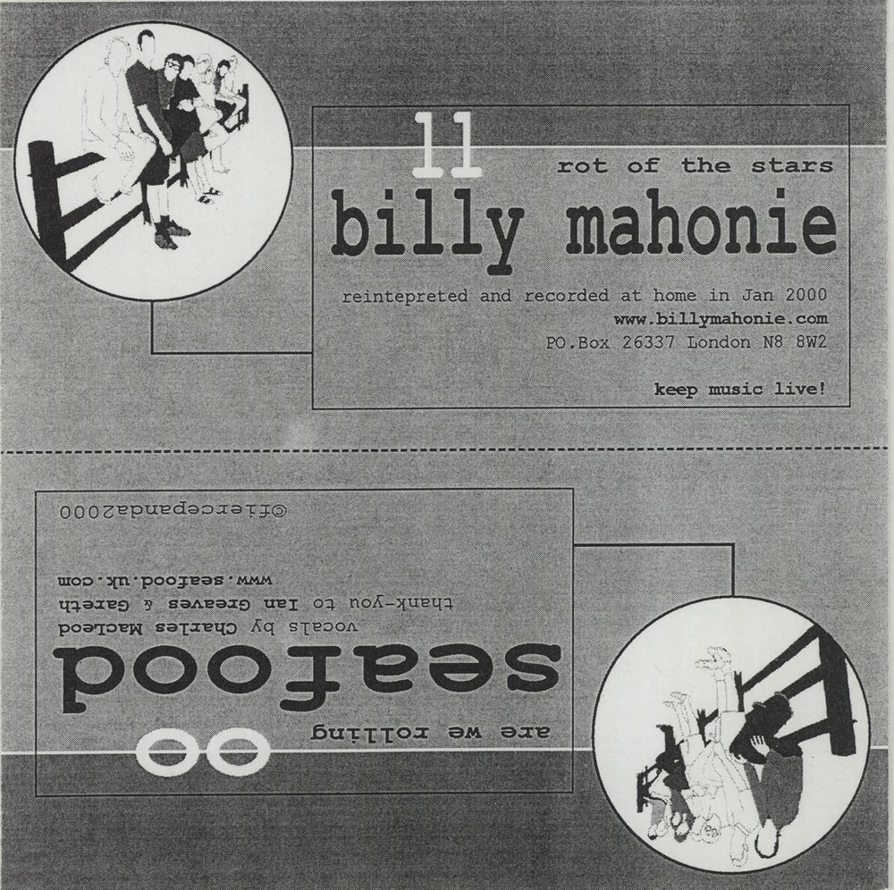 Billy Mahonie Billy Whiskey 2 UK 7" vinyl single (7 inch record / 45) BMH07BI688038