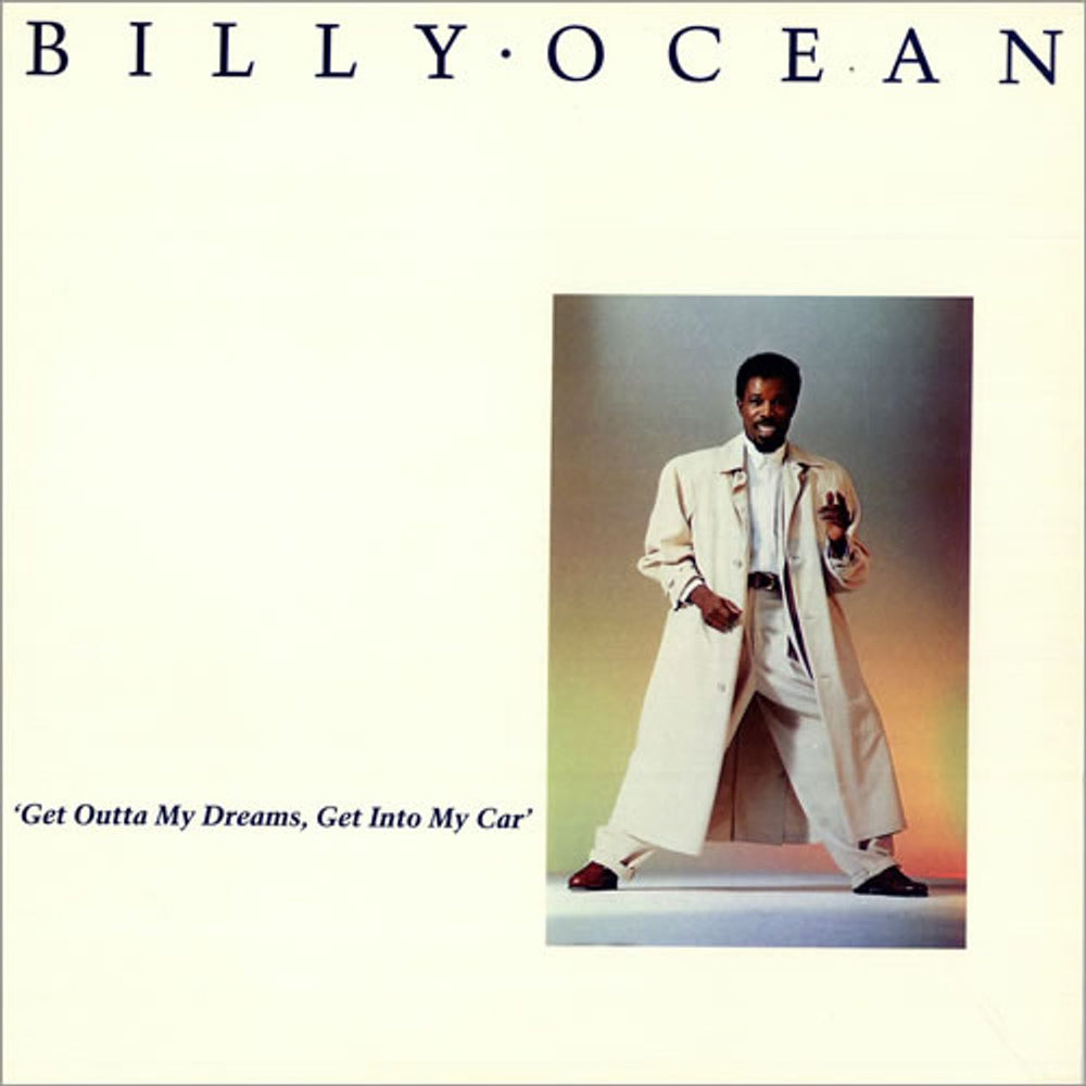 Billy Ocean Get Outta My Dreams, Get Into My Car UK 12" vinyl single (12 inch record / Maxi-single) BOST1