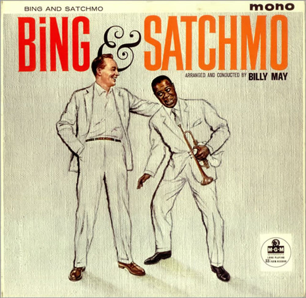 Bing Crosby & Louis Armstrong Bing & Satchmo UK vinyl LP album (LP record) MGM-C844