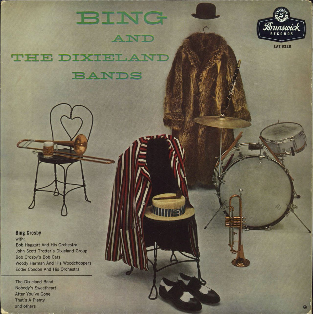 Bing Crosby Bing And The Dixieland Bands UK vinyl LP album (LP record) LAT8228