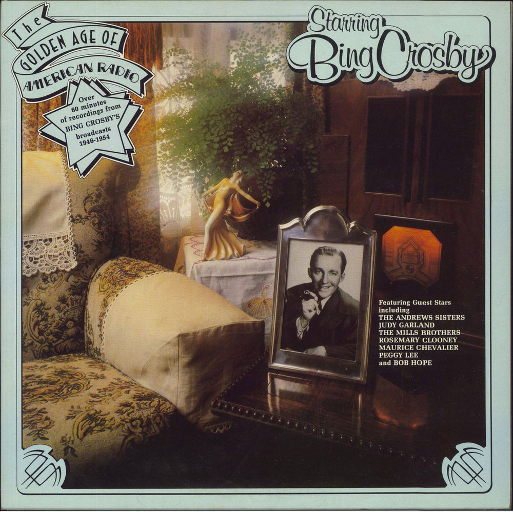 Bing Crosby The Golden Age Of American Radio UK vinyl LP album (LP record) UAK30115