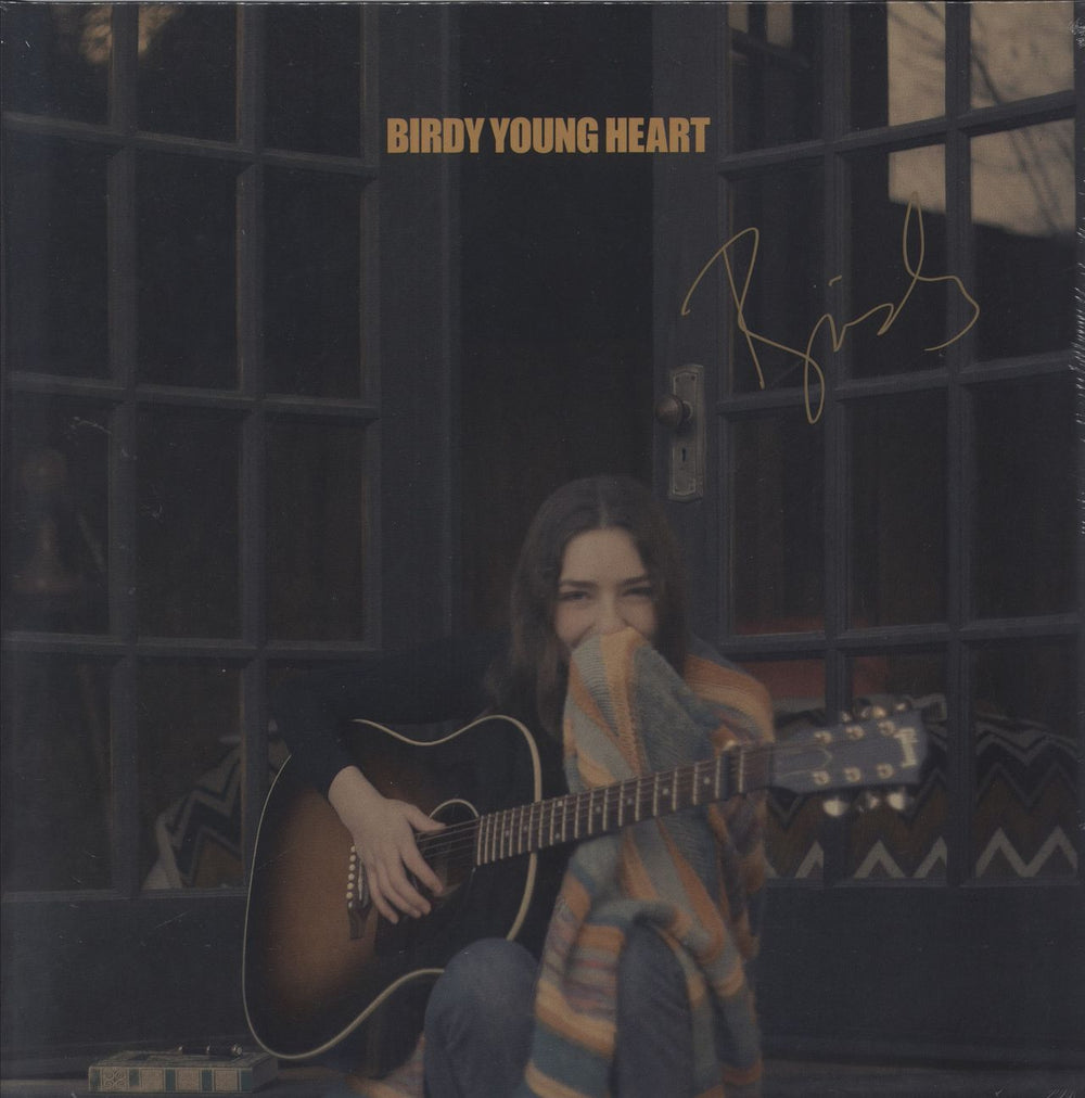 Birdy Young Heart - Yellow Vinyl + Autographed Sleeve - Sealed UK vinyl LP album (LP record) 0190295089603