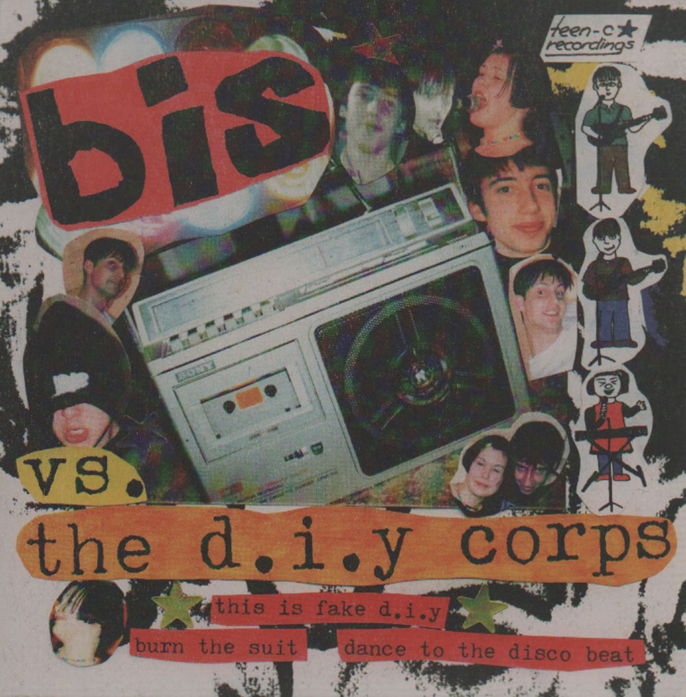 Bis Bis vs. The D.I.Y Corps UK 7" vinyl single (7 inch record / 45) SKETCH001