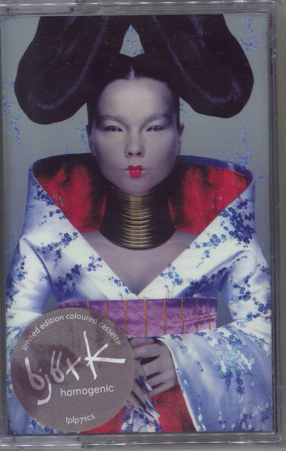 Björk Homogenic - Silver - Sealed UK cassette album TPLP71CS