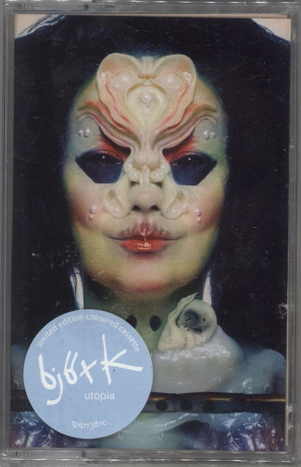 Björk Utopia - Blue - Sealed UK cassette album TPLP1381C