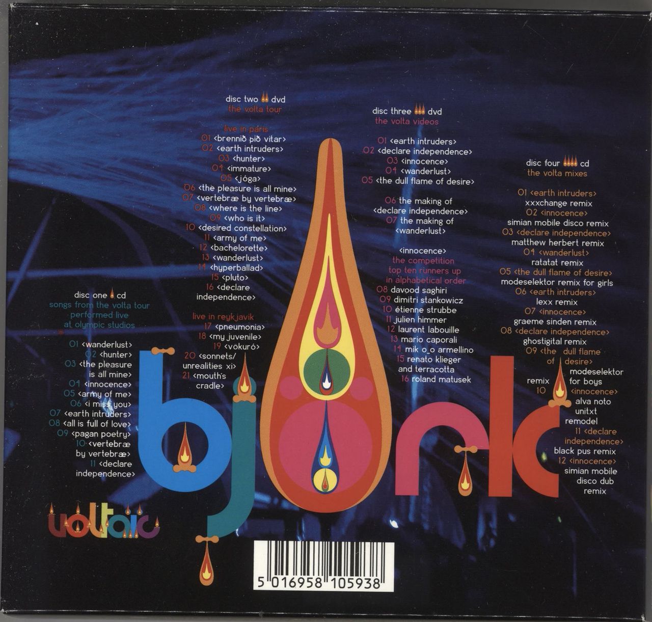 Björk Voltaic: Deluxe Edition UK 3-disc CD/DVD Set — RareVinyl.com