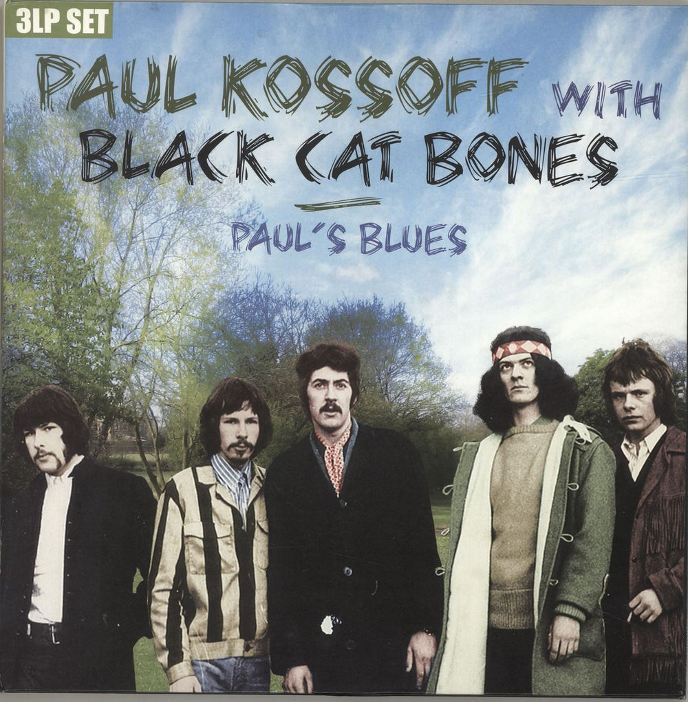 Black Cat Bones Paul's Blues UK 3-LP vinyl record set (Triple LP Album) SBR3LP5058