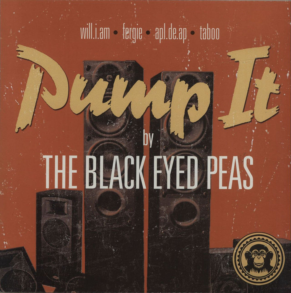 Black Eyed Peas Pump It UK 12" vinyl single (12 inch record / Maxi-single) 9851973