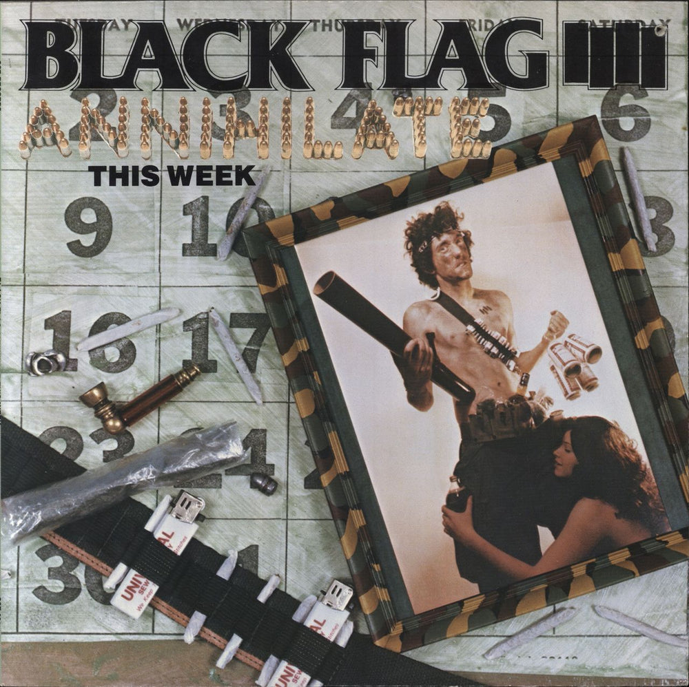 Black Flag Annihilate This Week US vinyl LP album (LP record) SST081