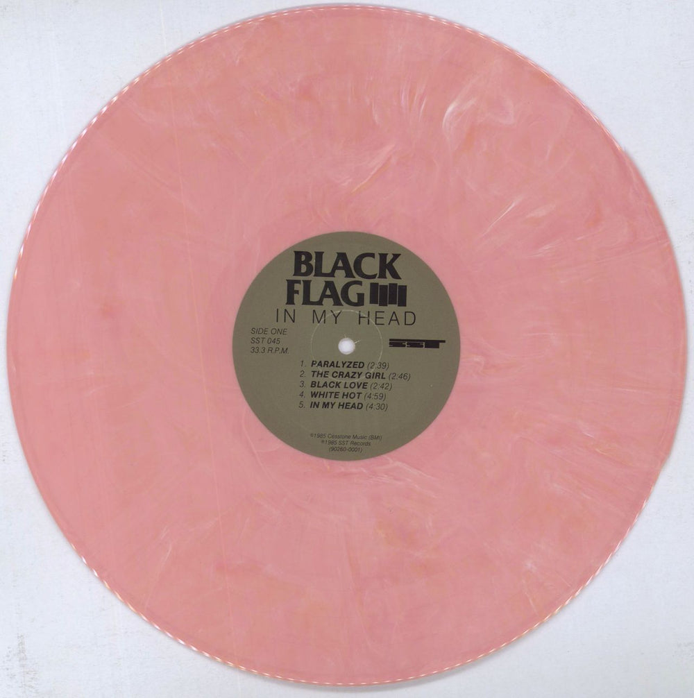 Black Flag In My Head - Pink Vinyl US vinyl LP album (LP record) BD7LPIN829364