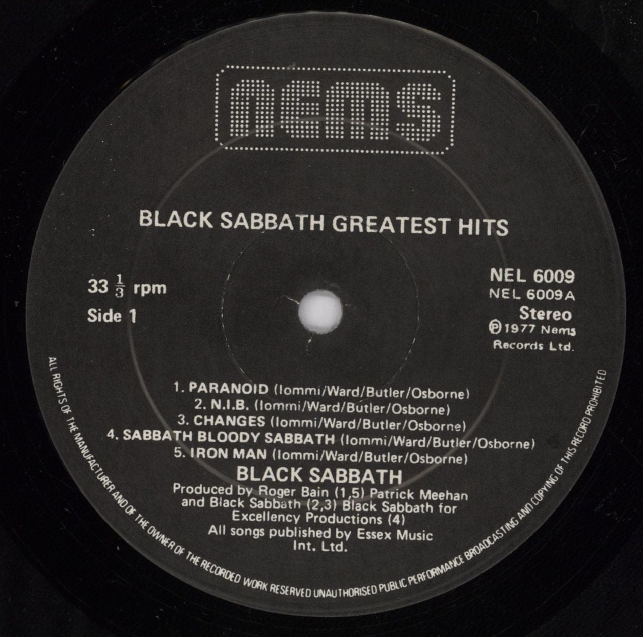 GREATEST HITS BLACK SABBATH (VINILO)