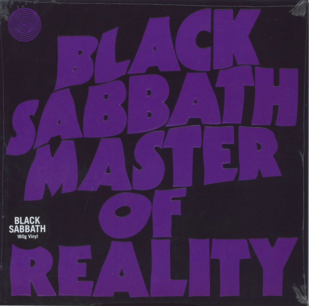 Black Sabbath Master Of Reality - 180gm Vinyl - Sealed UK vinyl LP album (LP record) BMGRM055LP