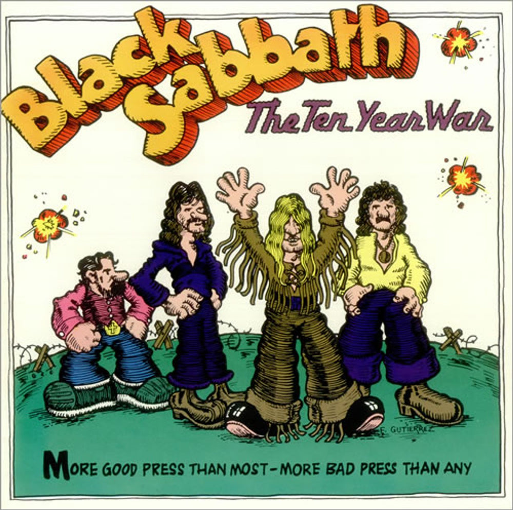 Black Sabbath The Ten Year War US Promo memorabilia PROMO BOOKLET