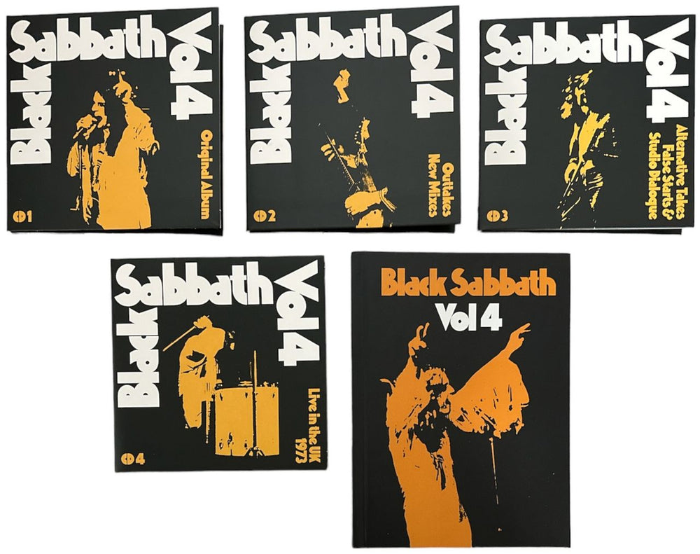 Black Sabbath Vol. 4 - Super Deluxe Edition (4CD) UK Cd album box 