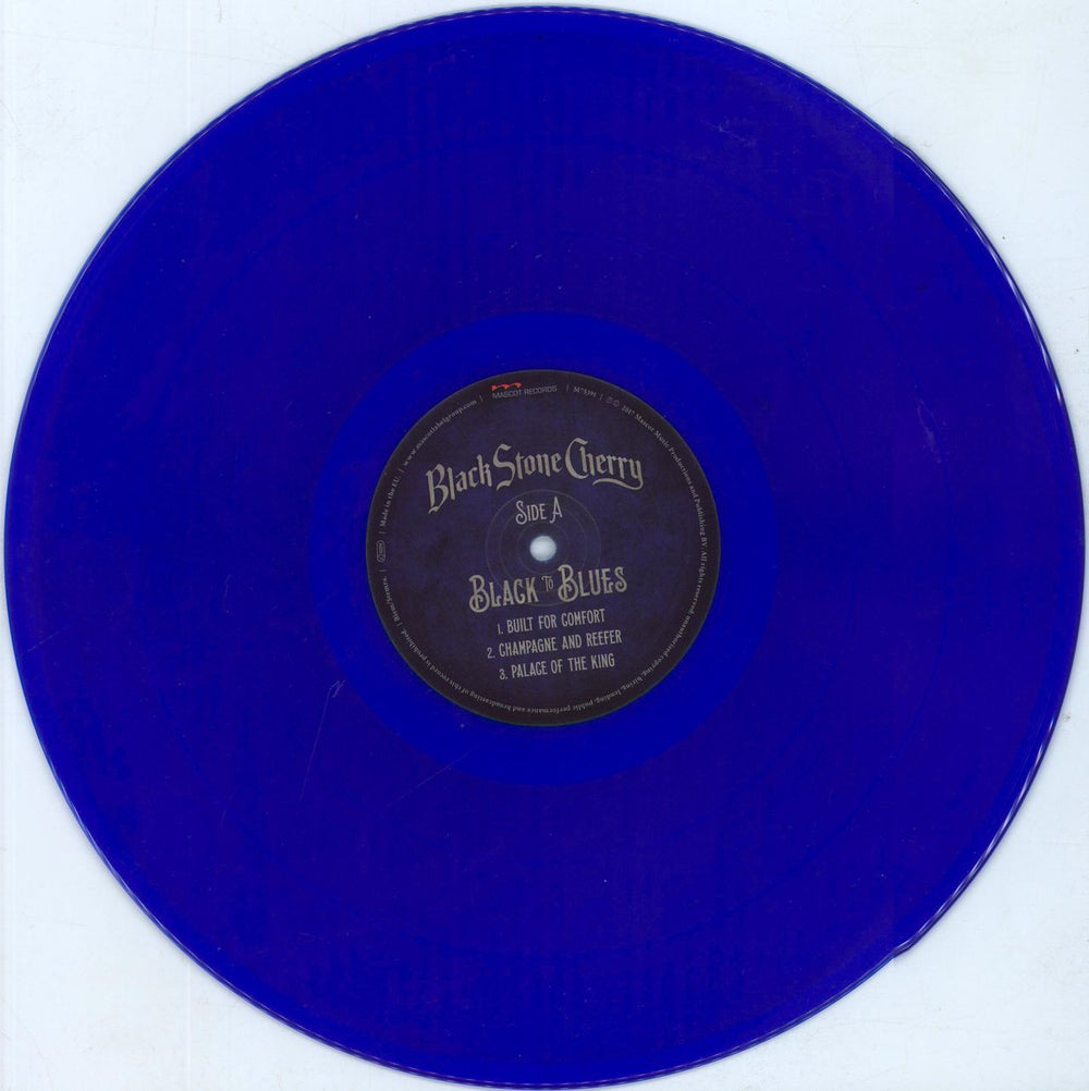 Black Stone Cherry Black To Blues - Blue Vinyl - 180 Gram UK vinyl LP album (LP record) AH9LPBL812244