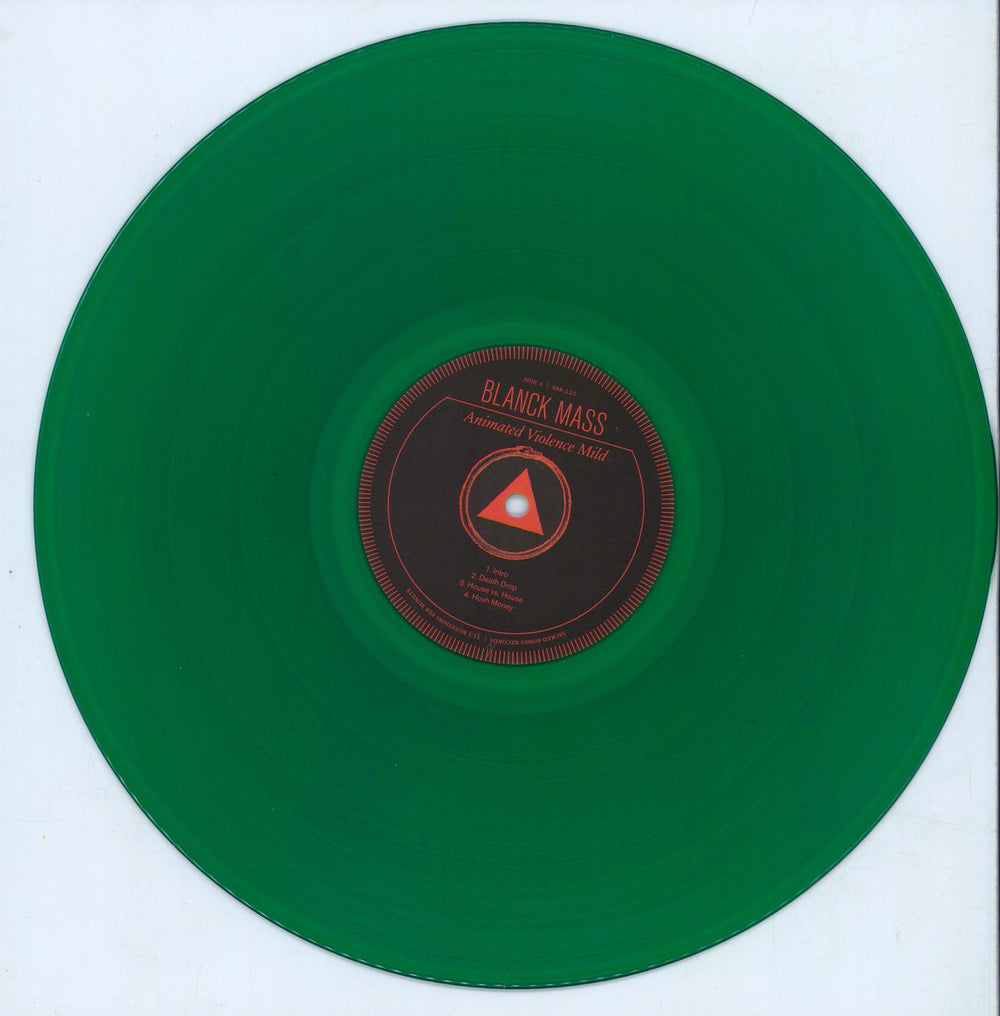 Blanck Mass Animated Violence Mild - Green Vinyl US vinyl LP album (LP record) 843563117941